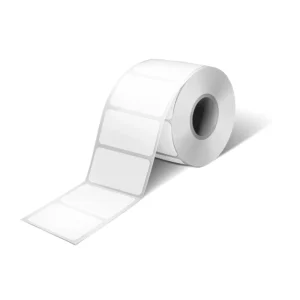 Glossy White Polyester Labels